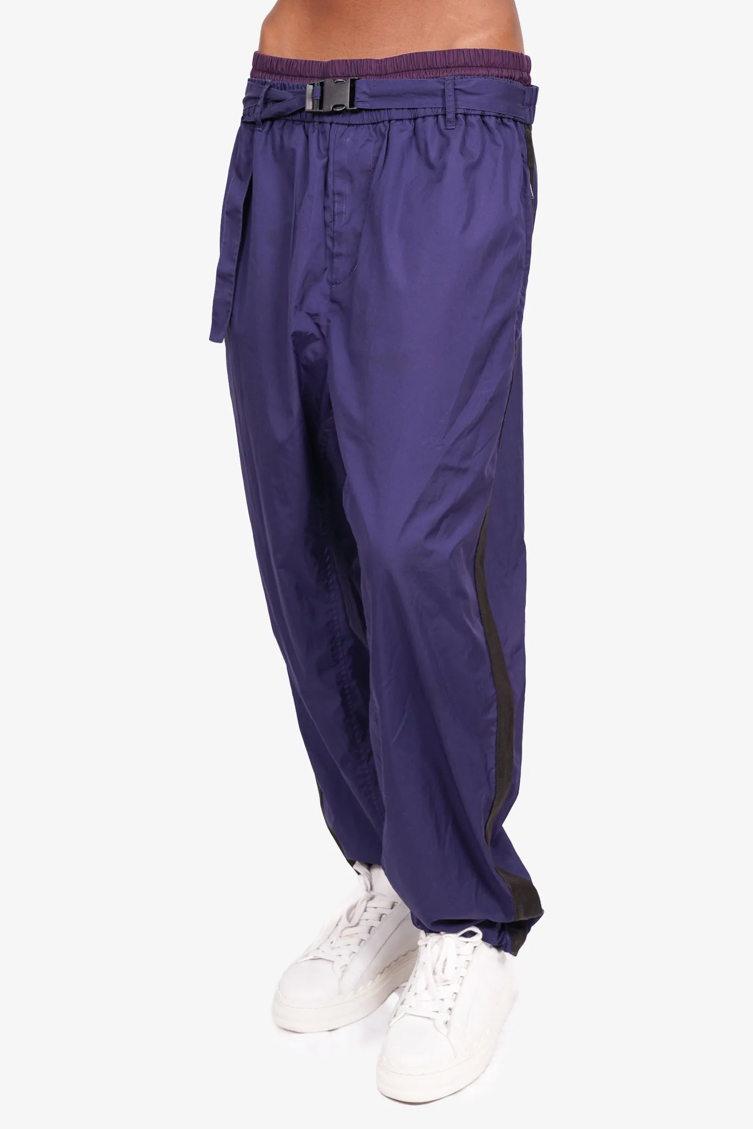 3.1 Phillip Lim Navy Faux Two-Piece Sweatpants Size M