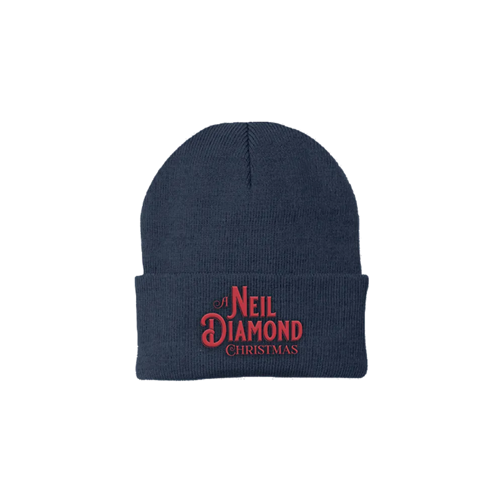 A Neil Diamond Christmas Navy Beanie