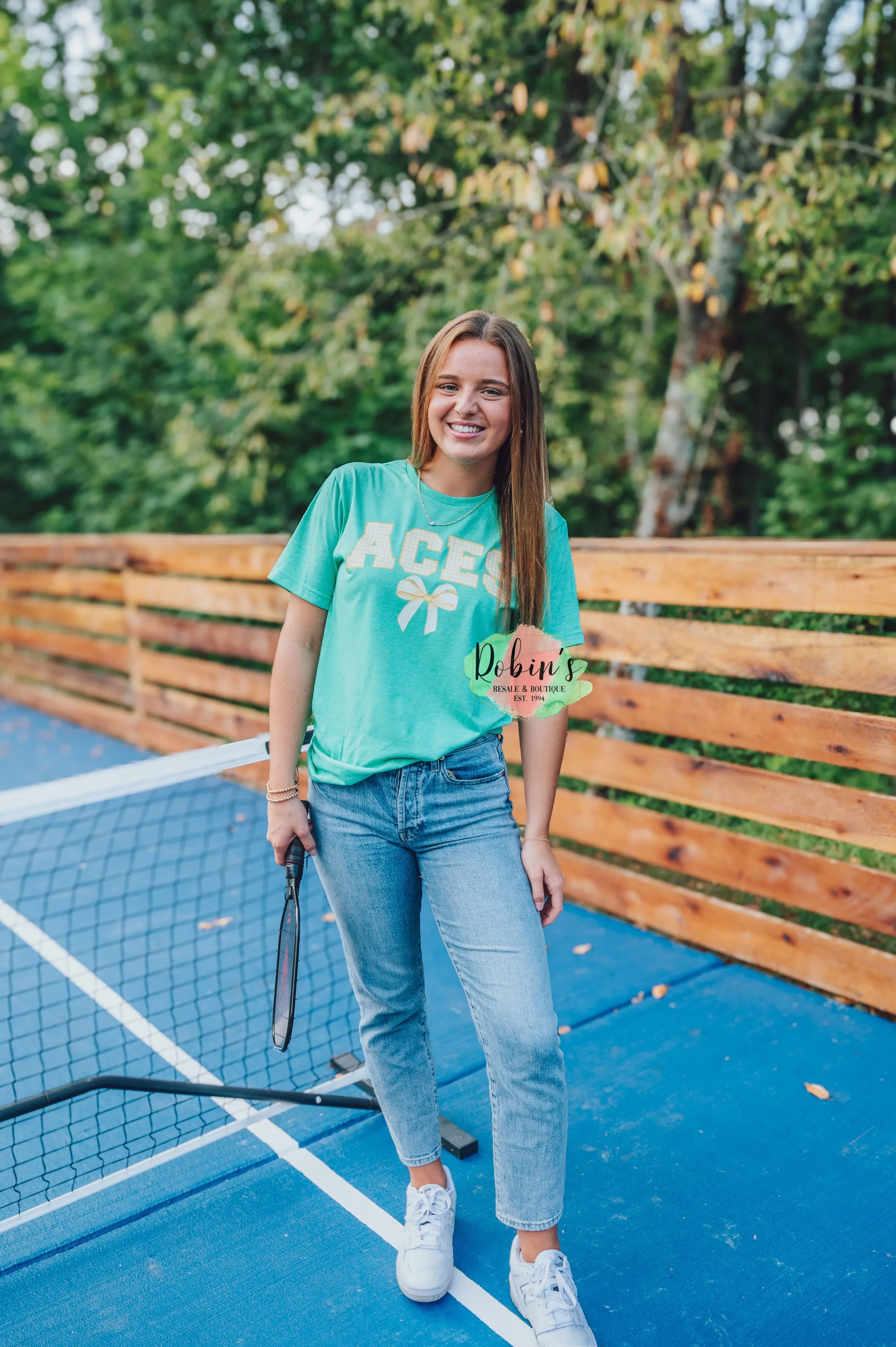 Aces Gingham Bow Preorder