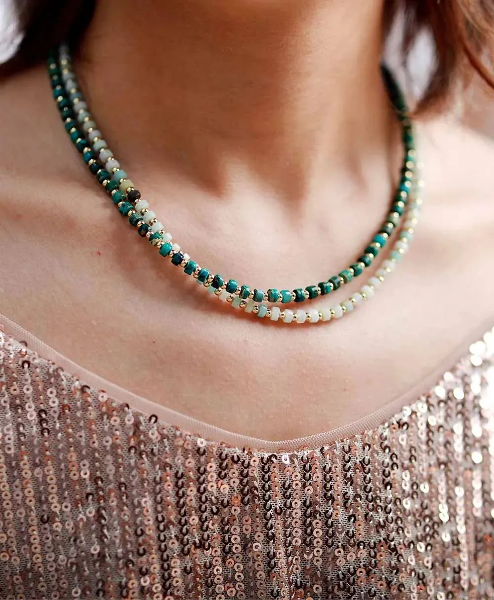 Aesthetic Natural Stone Necklace Collection