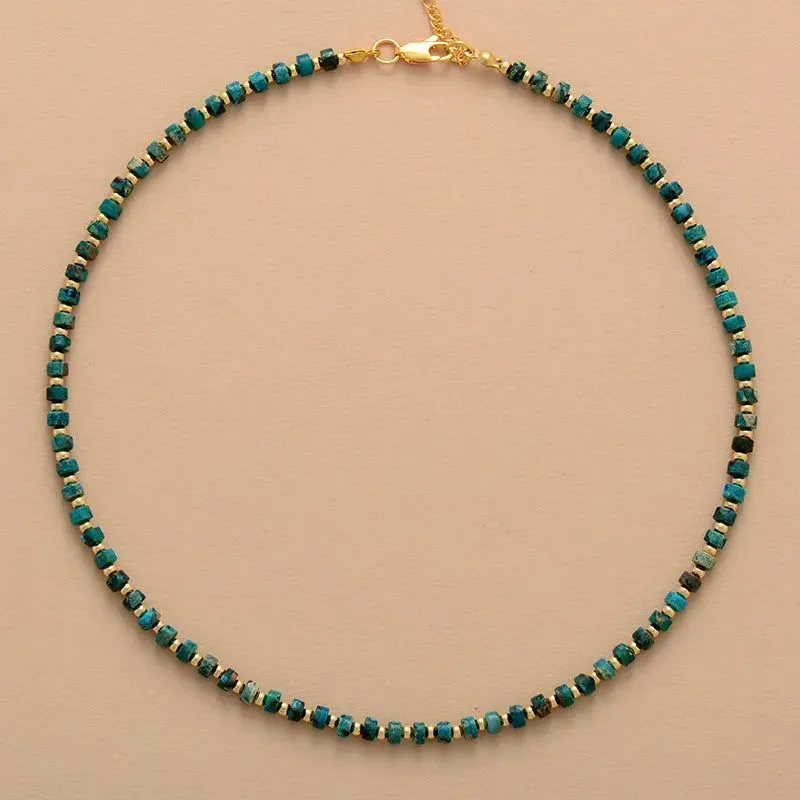 Aesthetic Natural Stone Necklace Collection