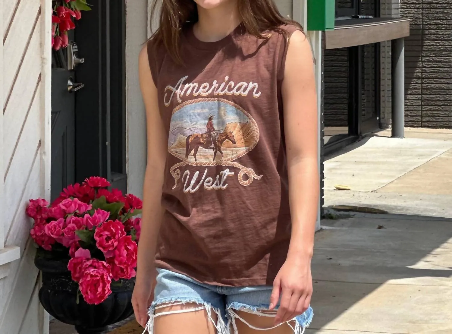American West Graphic Tank
