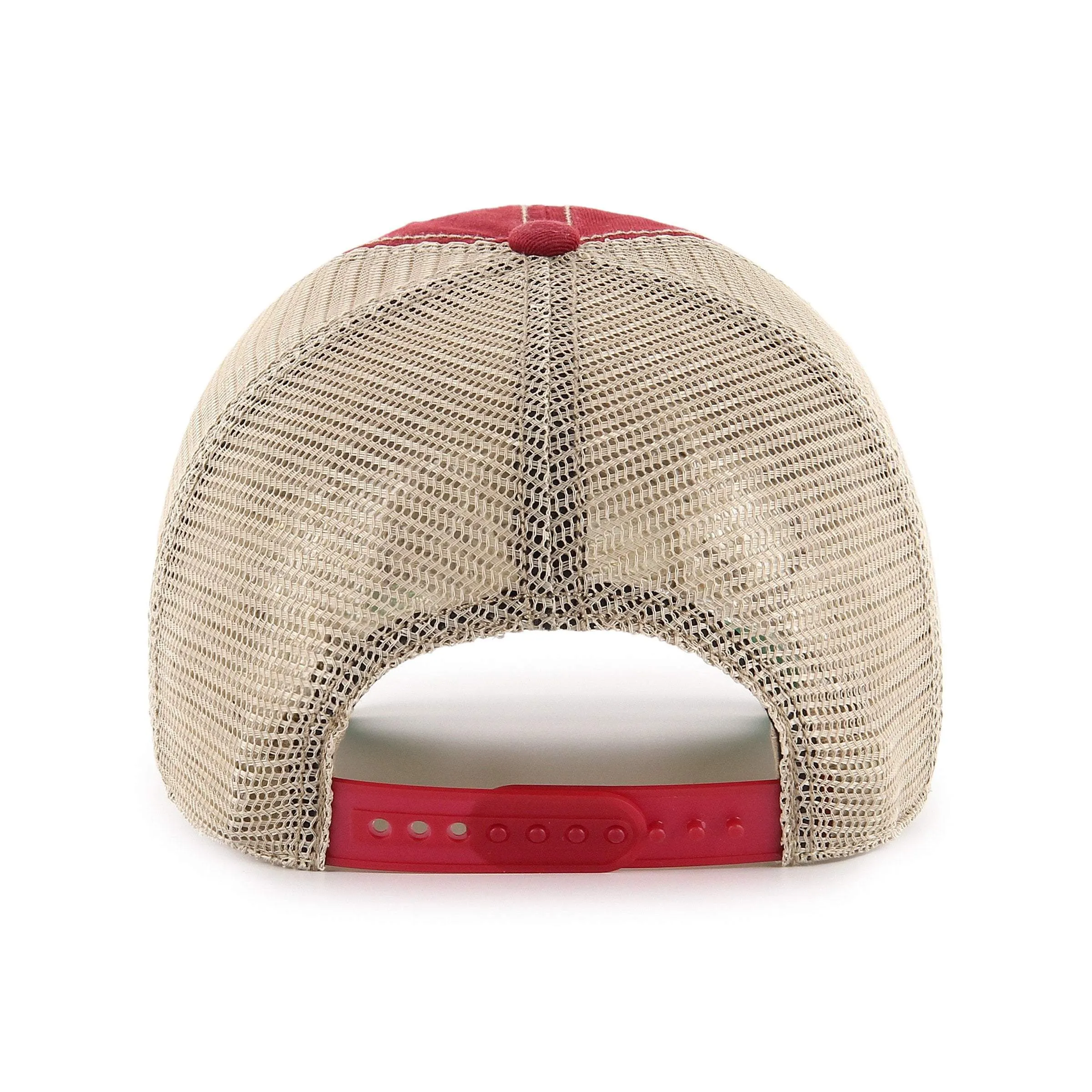 Arizona Diamondbacks 47 Brand Red Trawler Clean Up Mesh Snapback Slouch Hat Cap