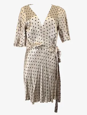 Bec & Bridge Elegant Satin Wrap Mini Dress Size 8