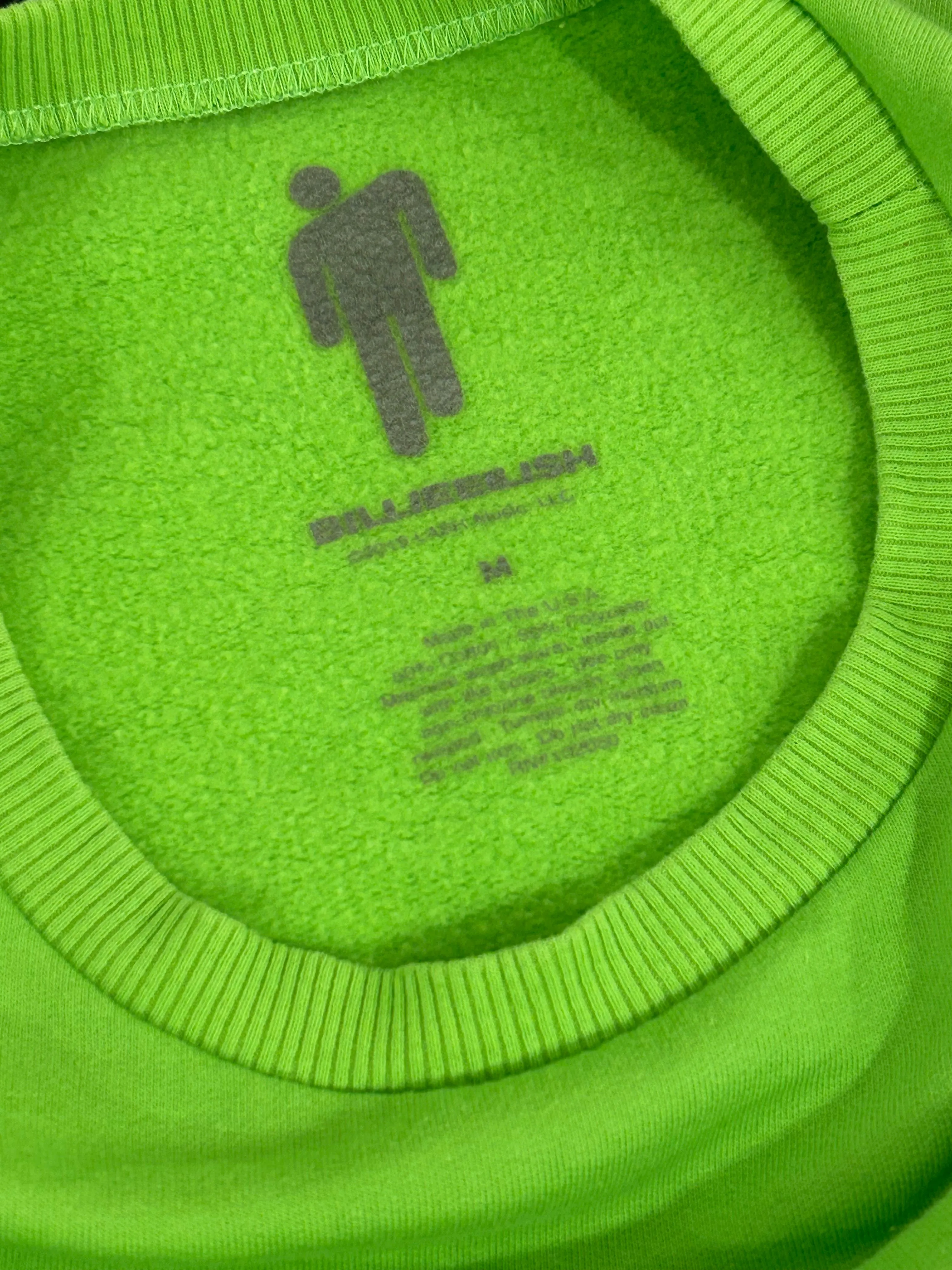 Billie Eilish Short Sleeve Sweatshirt