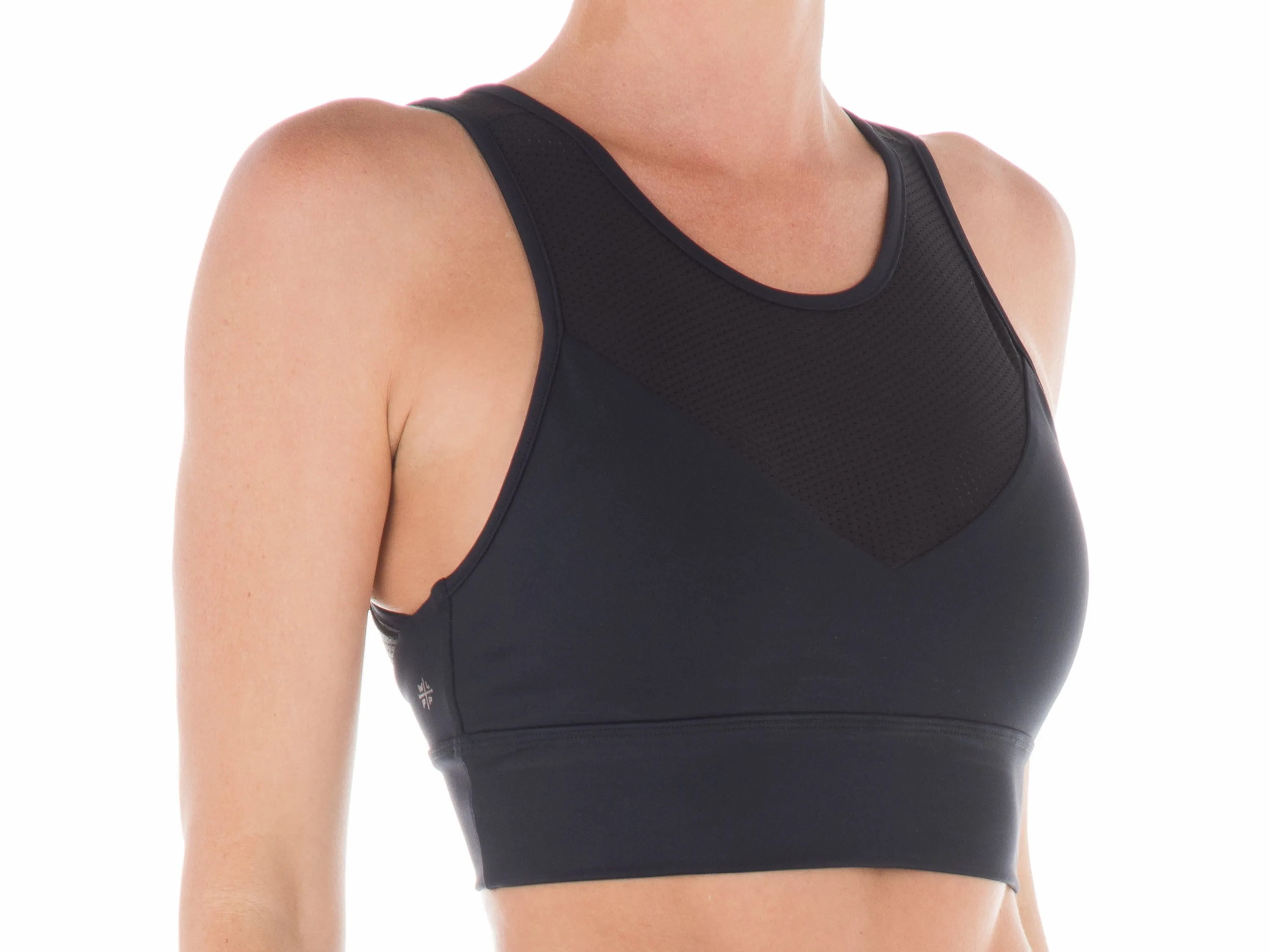 Black | Alana Crop Top