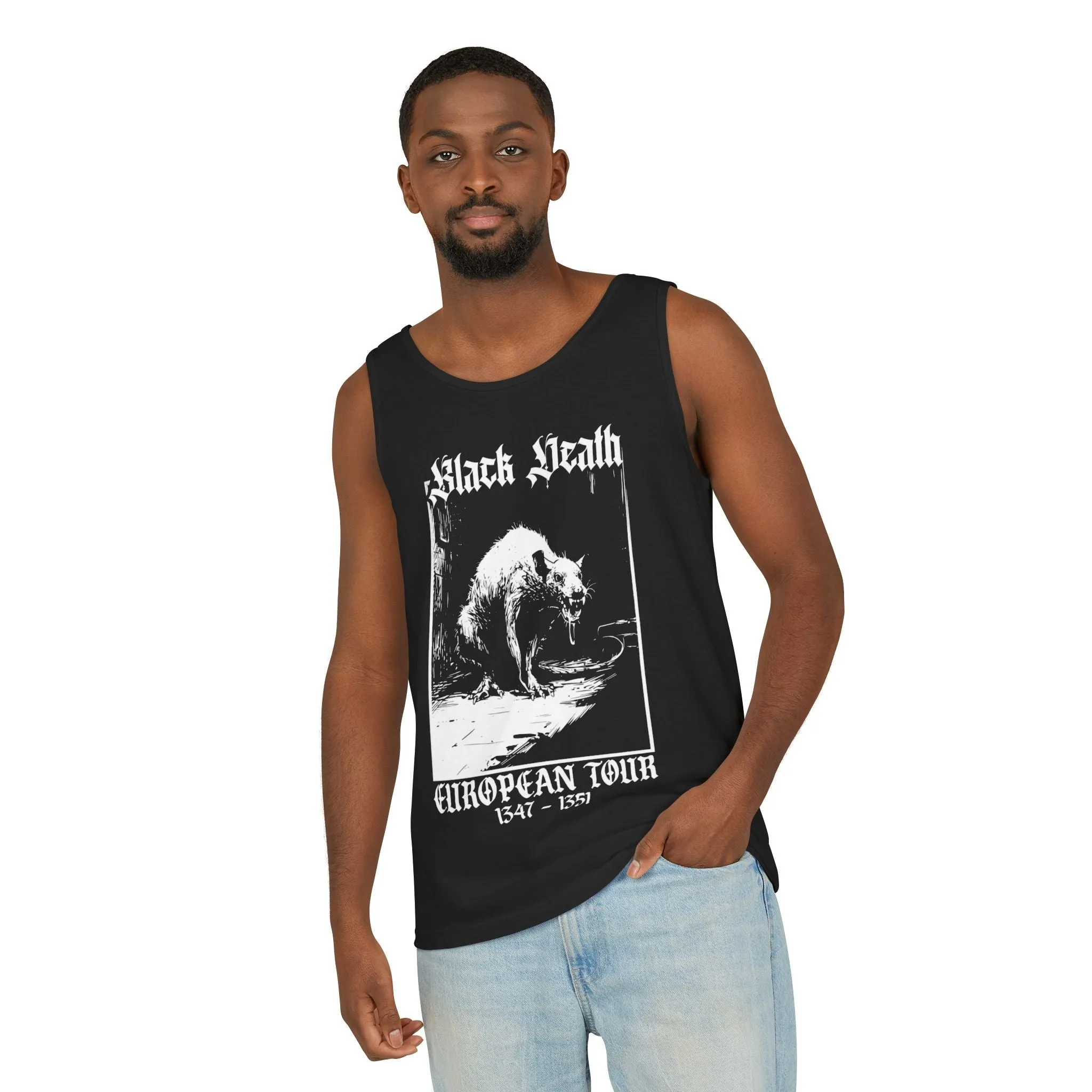 Black Death European Tour Plague Rat Unisex Tank Top