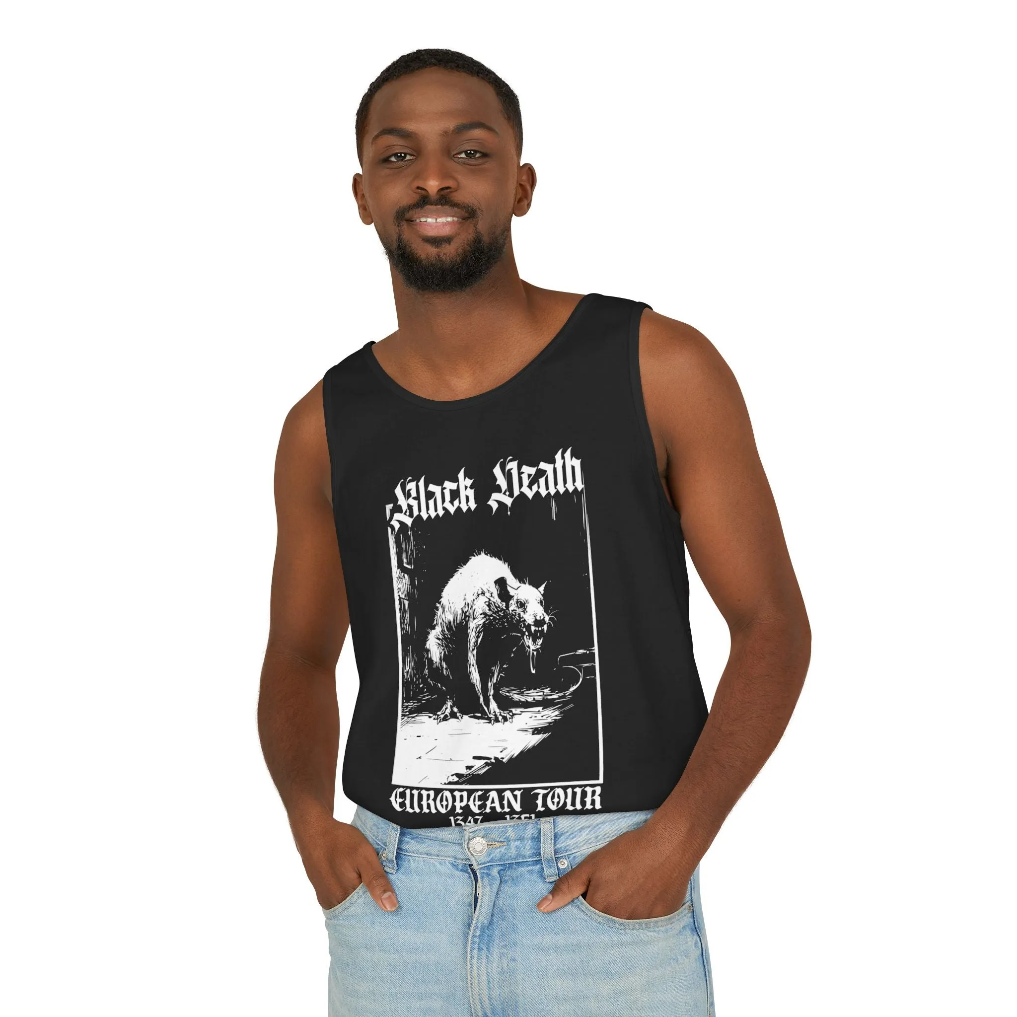Black Death European Tour Plague Rat Unisex Tank Top
