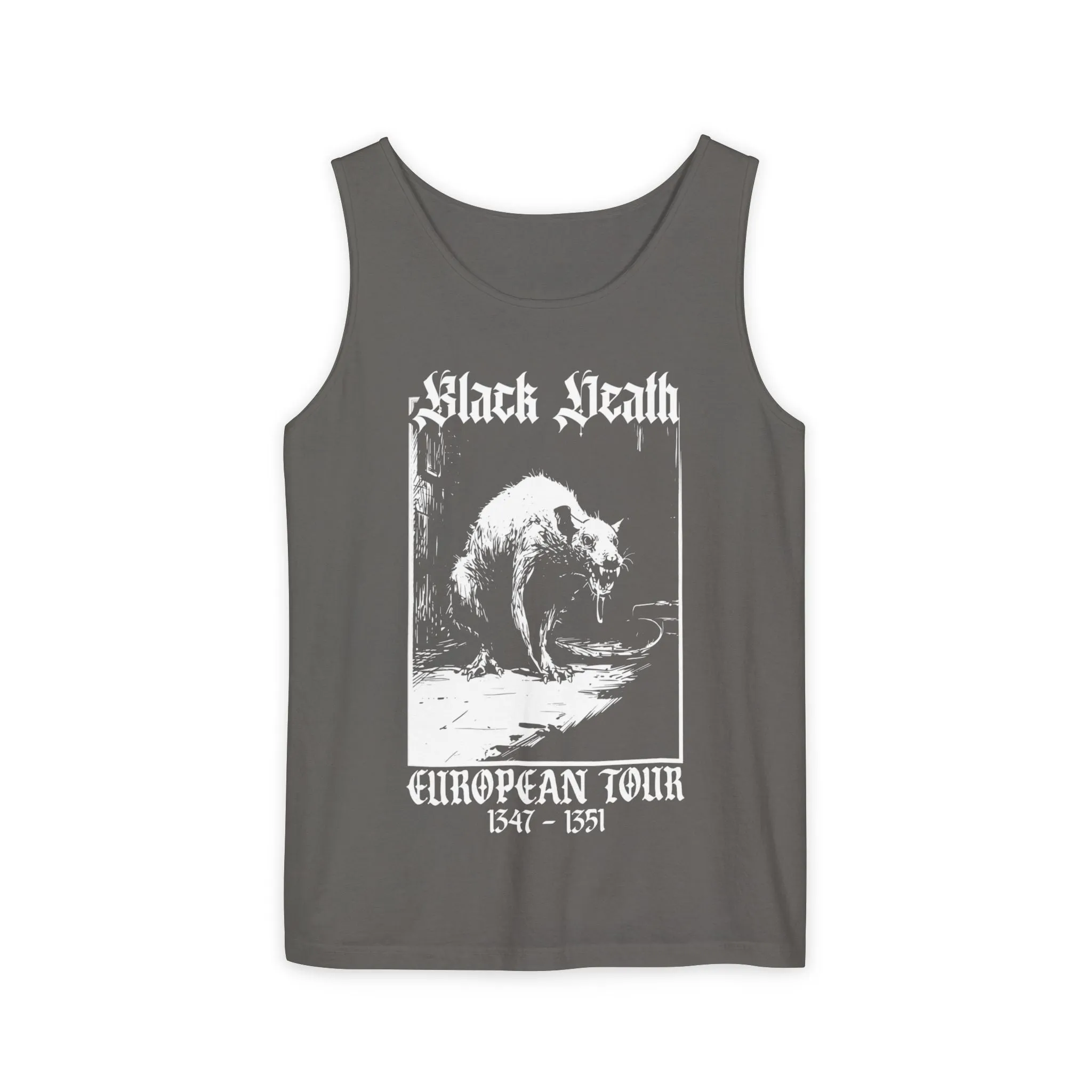 Black Death European Tour Plague Rat Unisex Tank Top