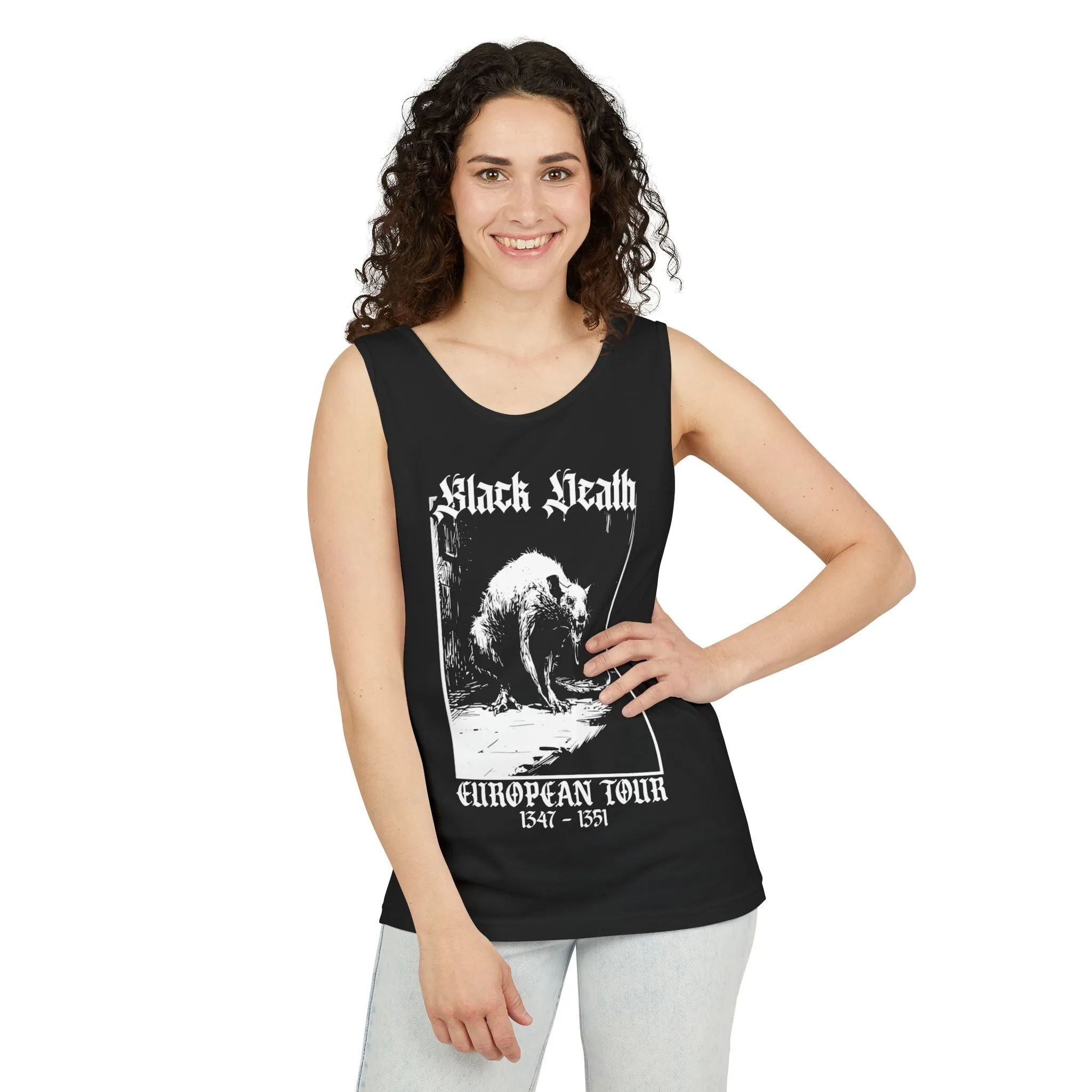 Black Death European Tour Plague Rat Unisex Tank Top