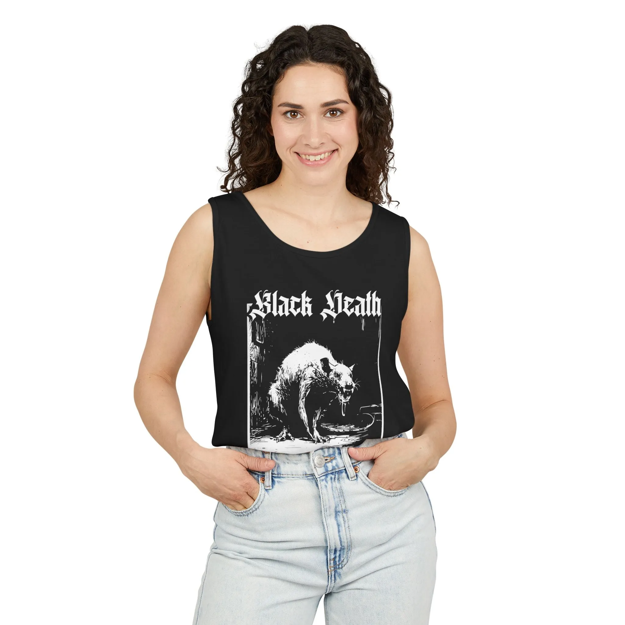 Black Death European Tour Plague Rat Unisex Tank Top