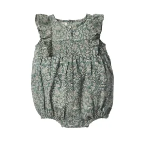 Bonheur du Jour Paris Baby BB Overall Blue Green