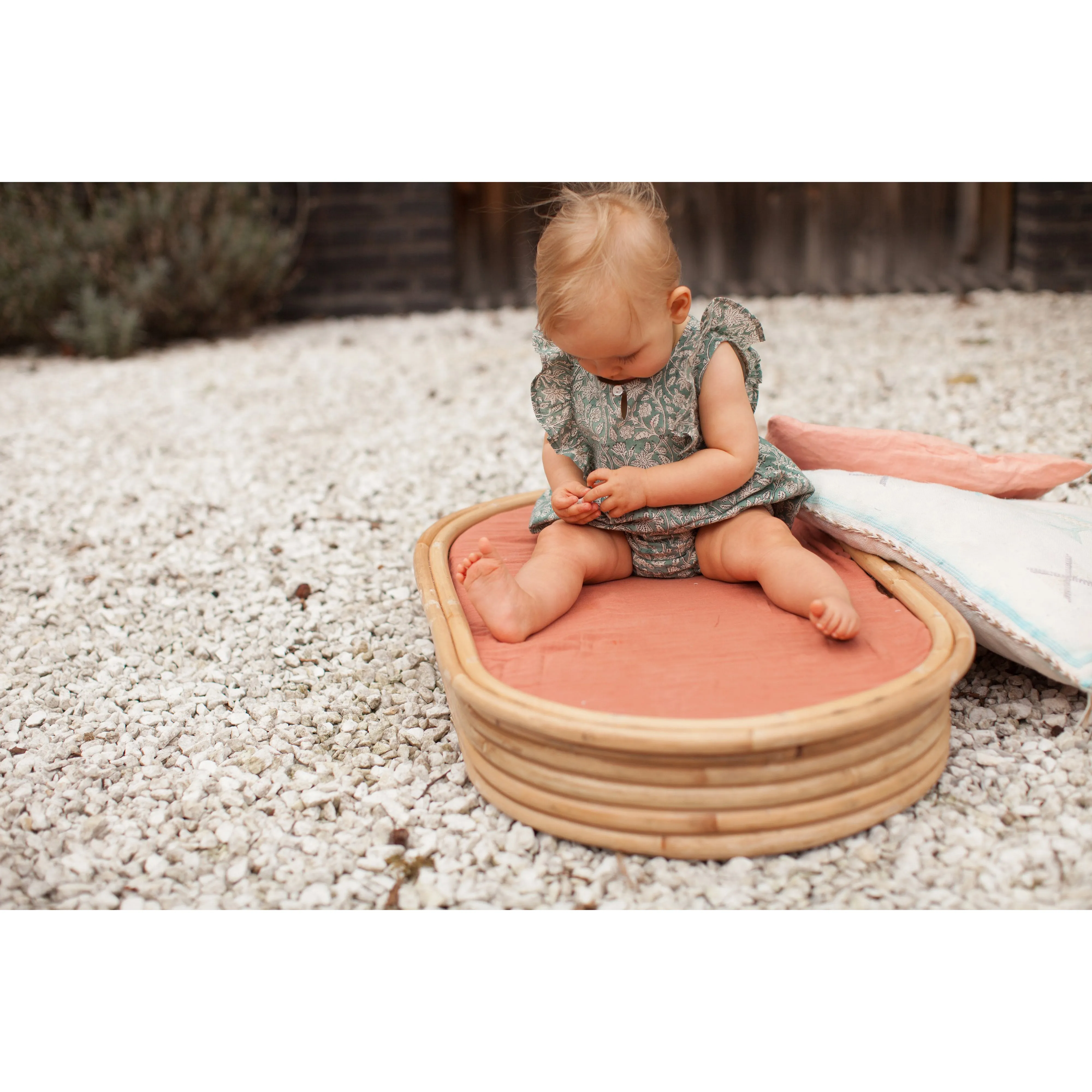 Bonheur du Jour Paris Baby BB Overall Blue Green