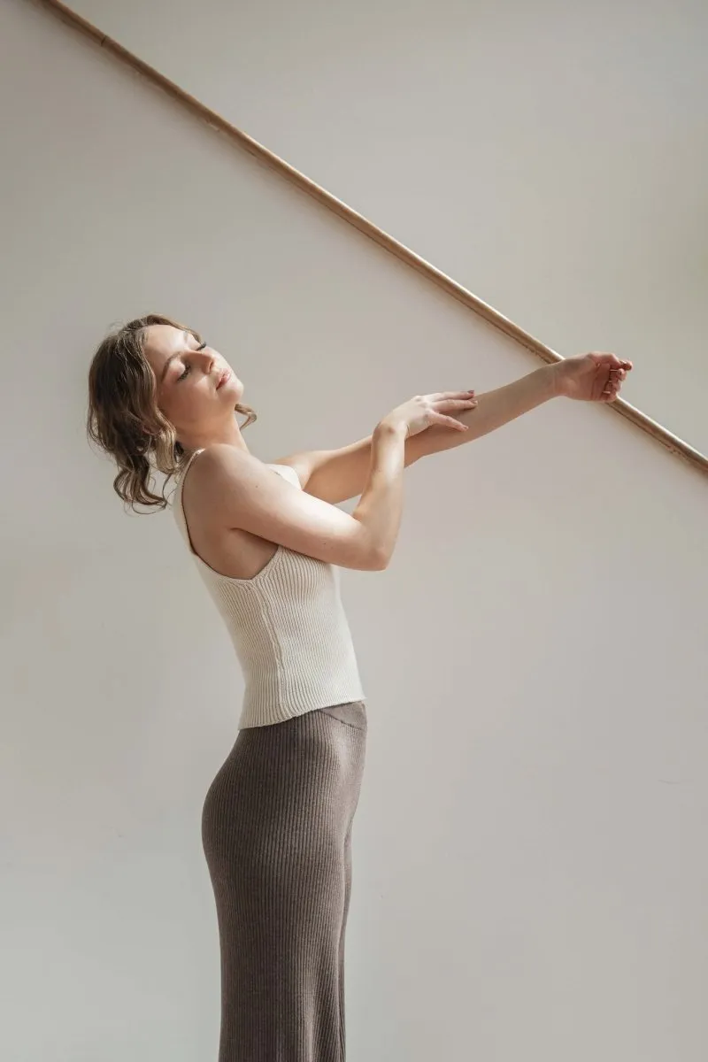 Carolyn Ferreira Rib Tank (Birch)