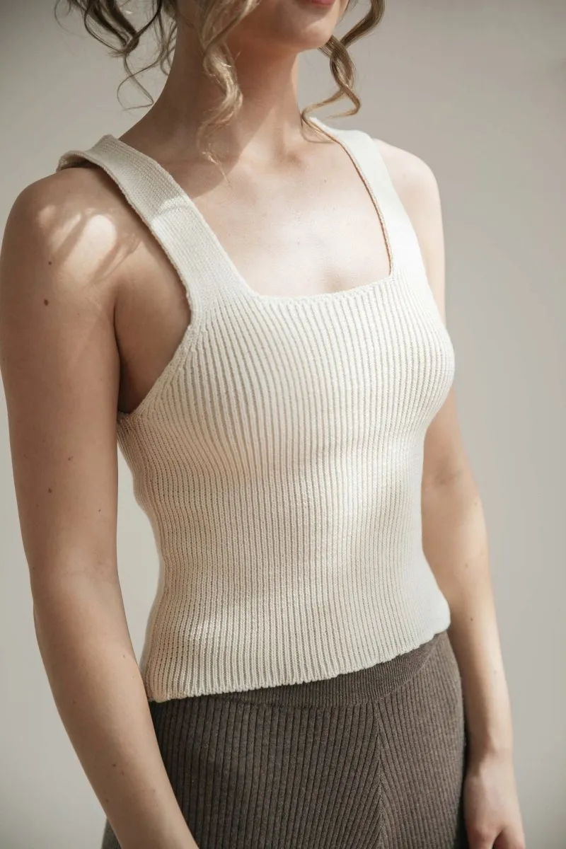 Carolyn Ferreira Rib Tank (Birch)