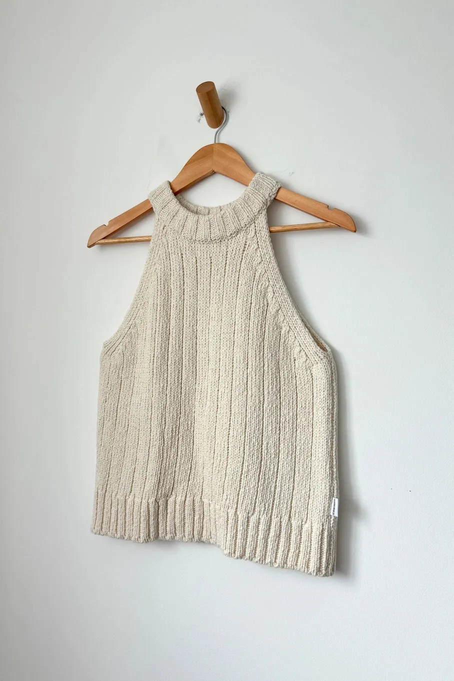 claire cotton sweater tank