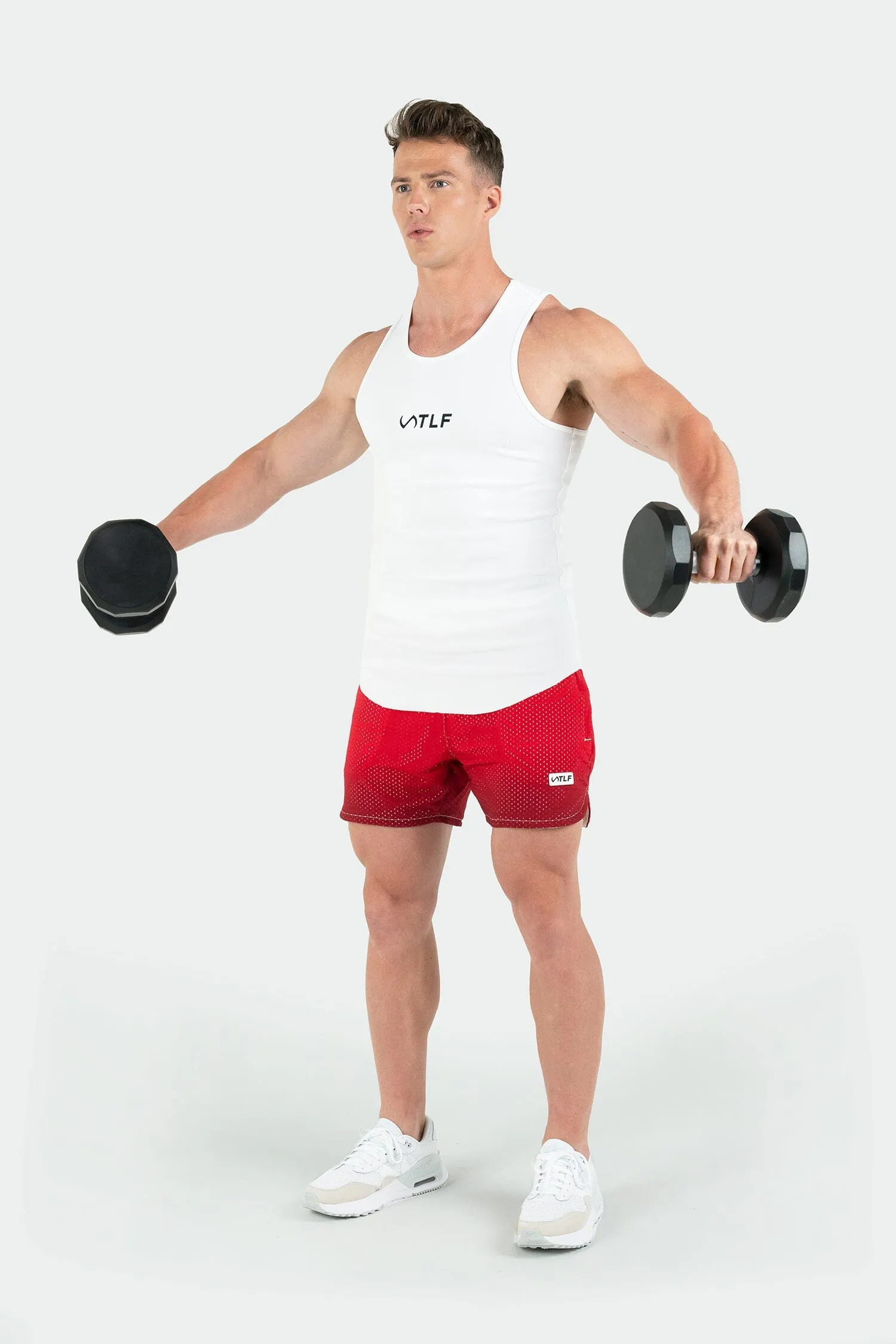 Classic Logo Ribbed Fitted Tank