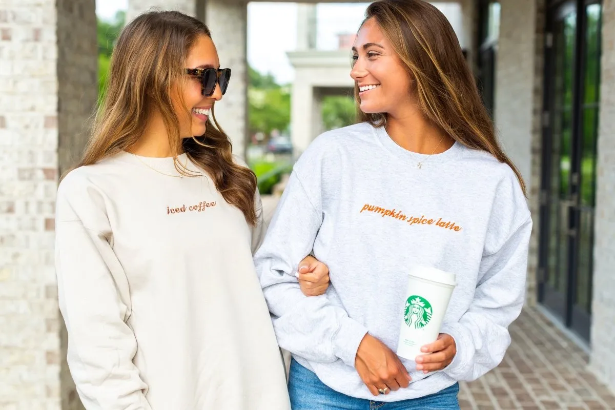 Coffee Order Crewneck Sweatshirt