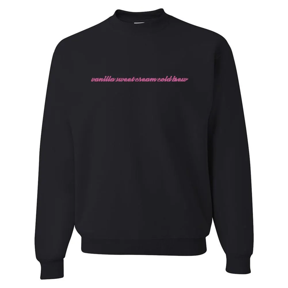 Coffee Order Crewneck Sweatshirt