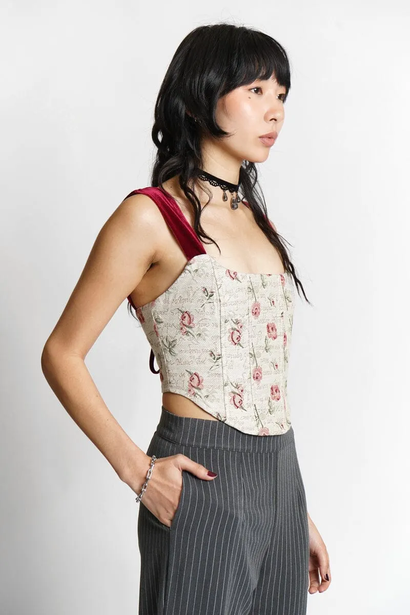 Colette Floral Corset Tank