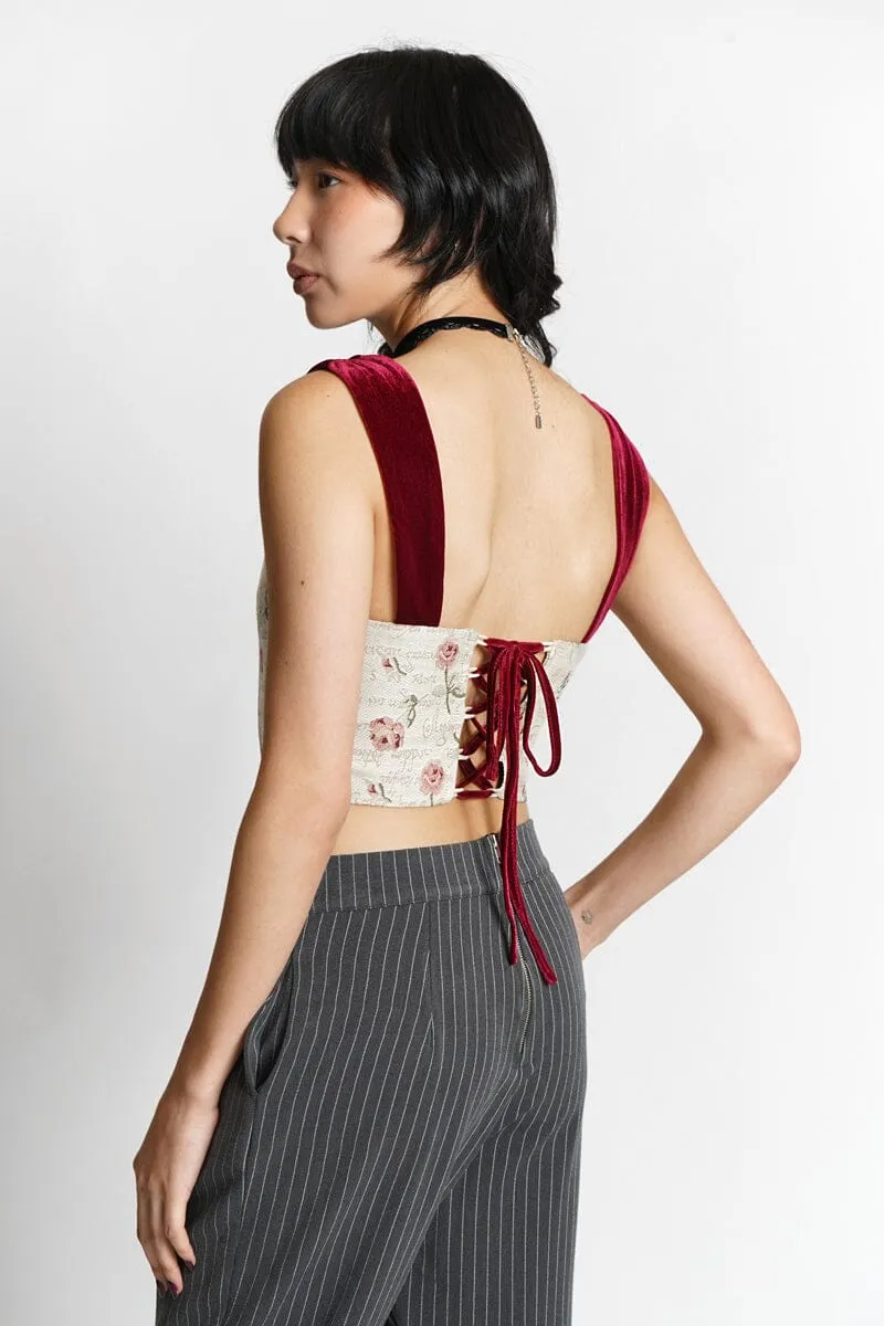 Colette Floral Corset Tank