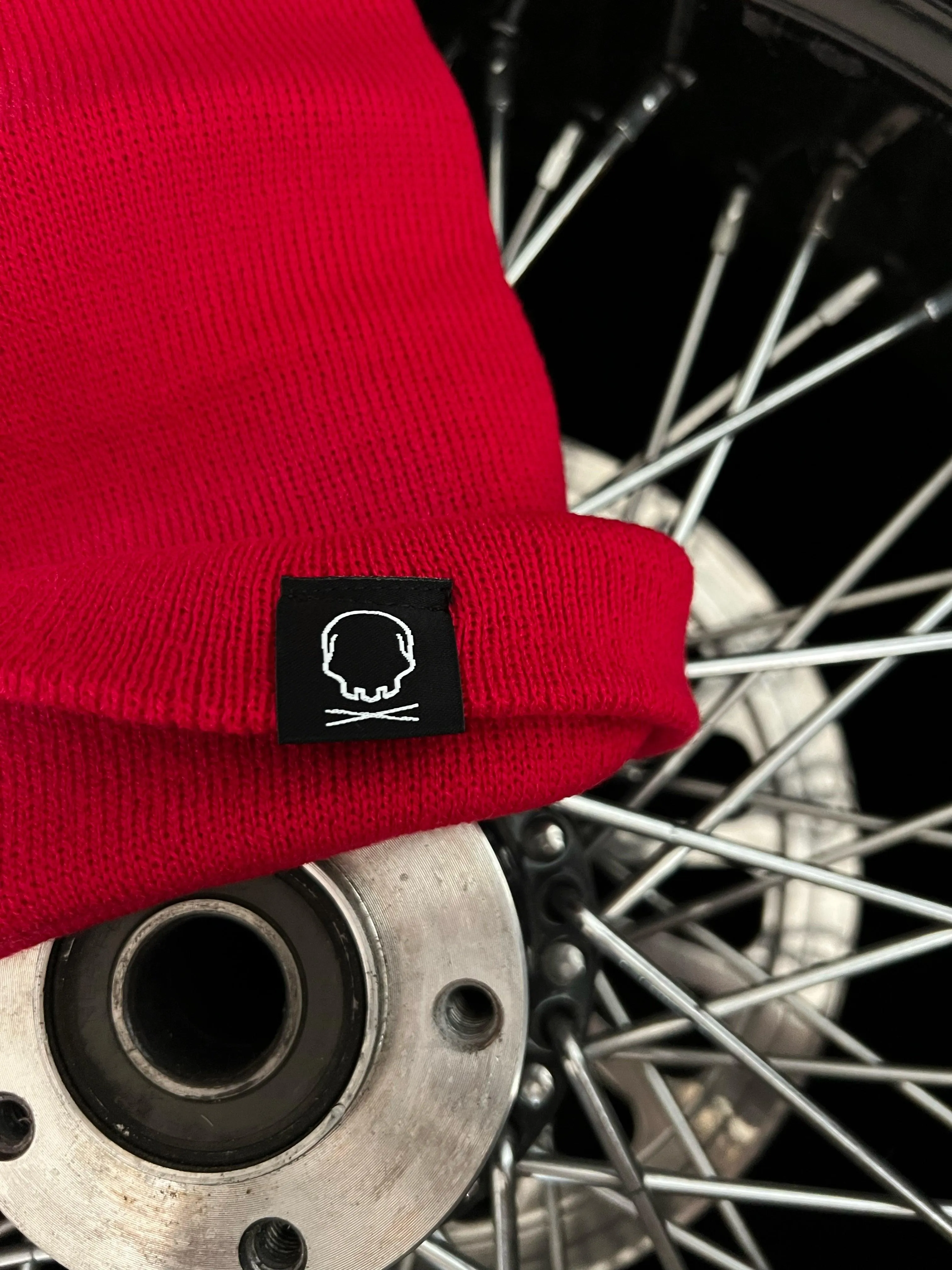 COMFORT KILLS RED BEANIE