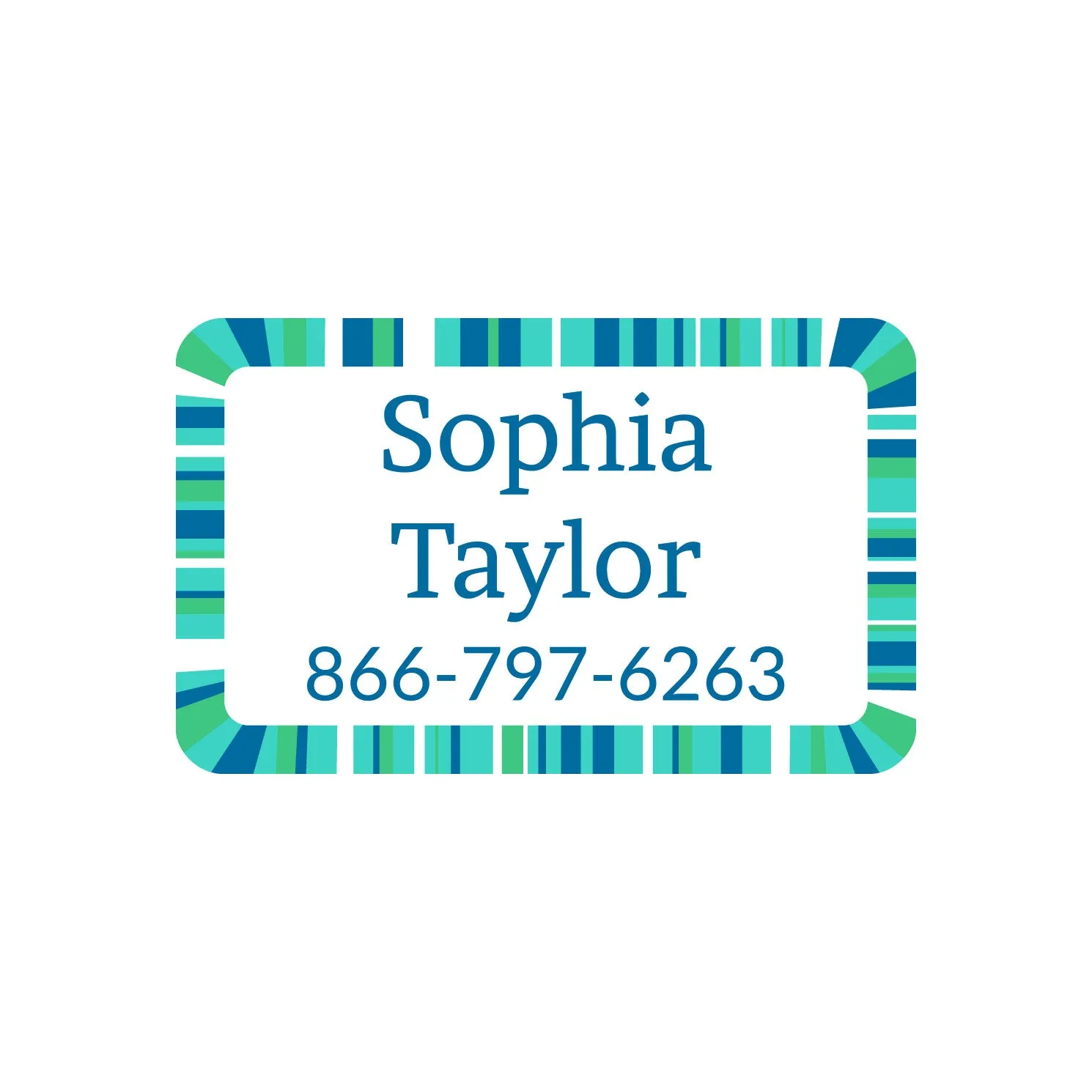 Confetti Iron-On Clothing Labels