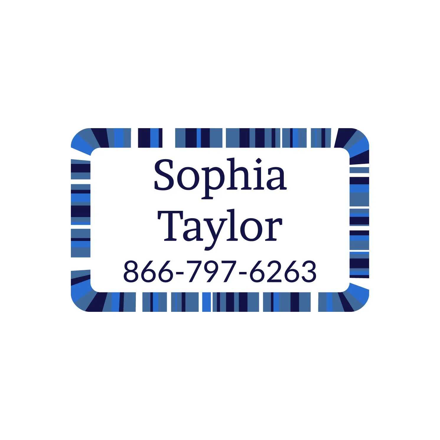 Confetti Iron-On Clothing Labels
