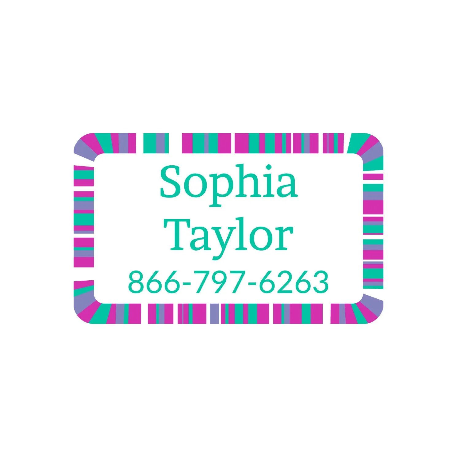 Confetti Iron-On Clothing Labels