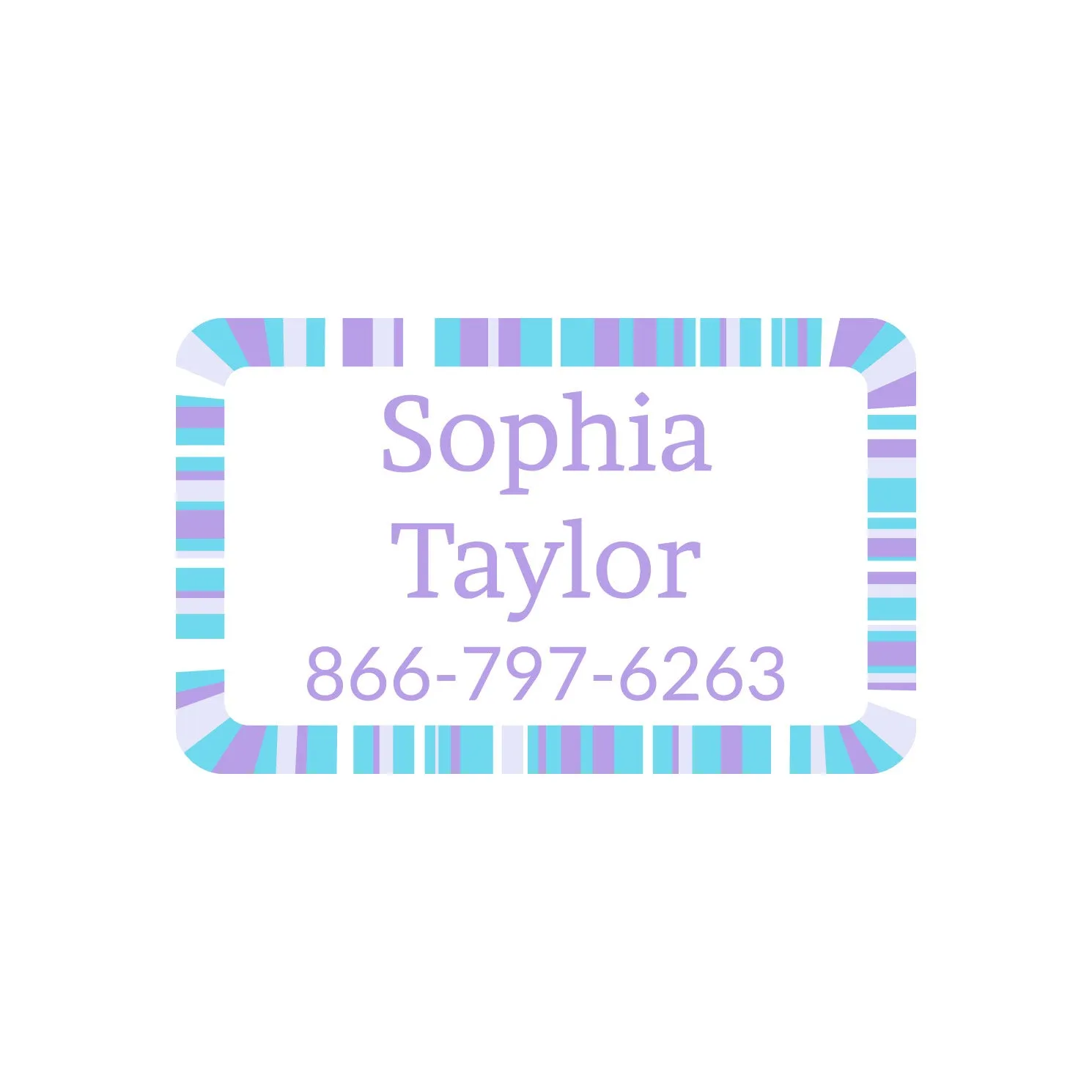 Confetti Iron-On Clothing Labels