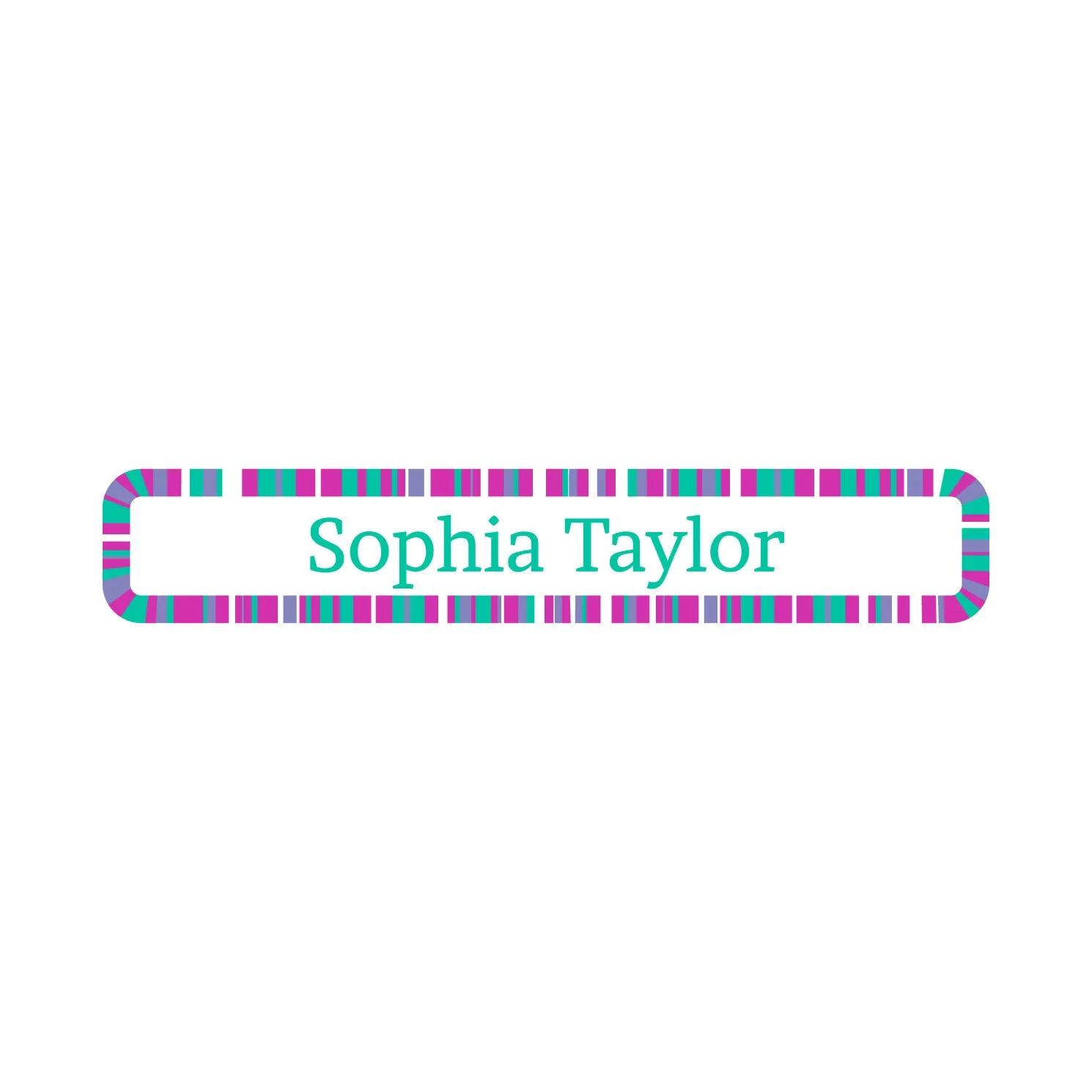 Confetti Iron-On Clothing Labels