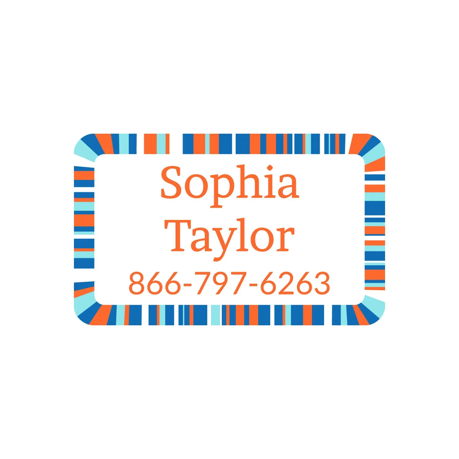 Confetti Iron-On Clothing Labels