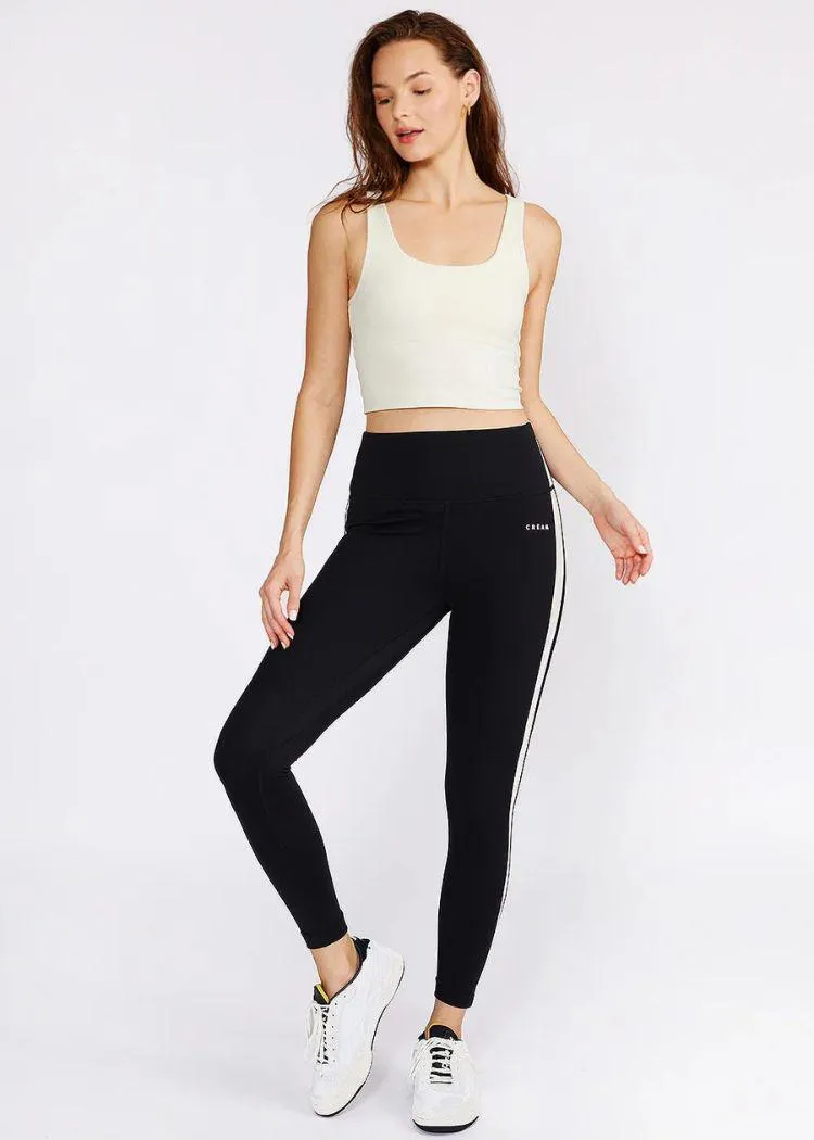 Cream Yoga Ali Bra Tank- Cream