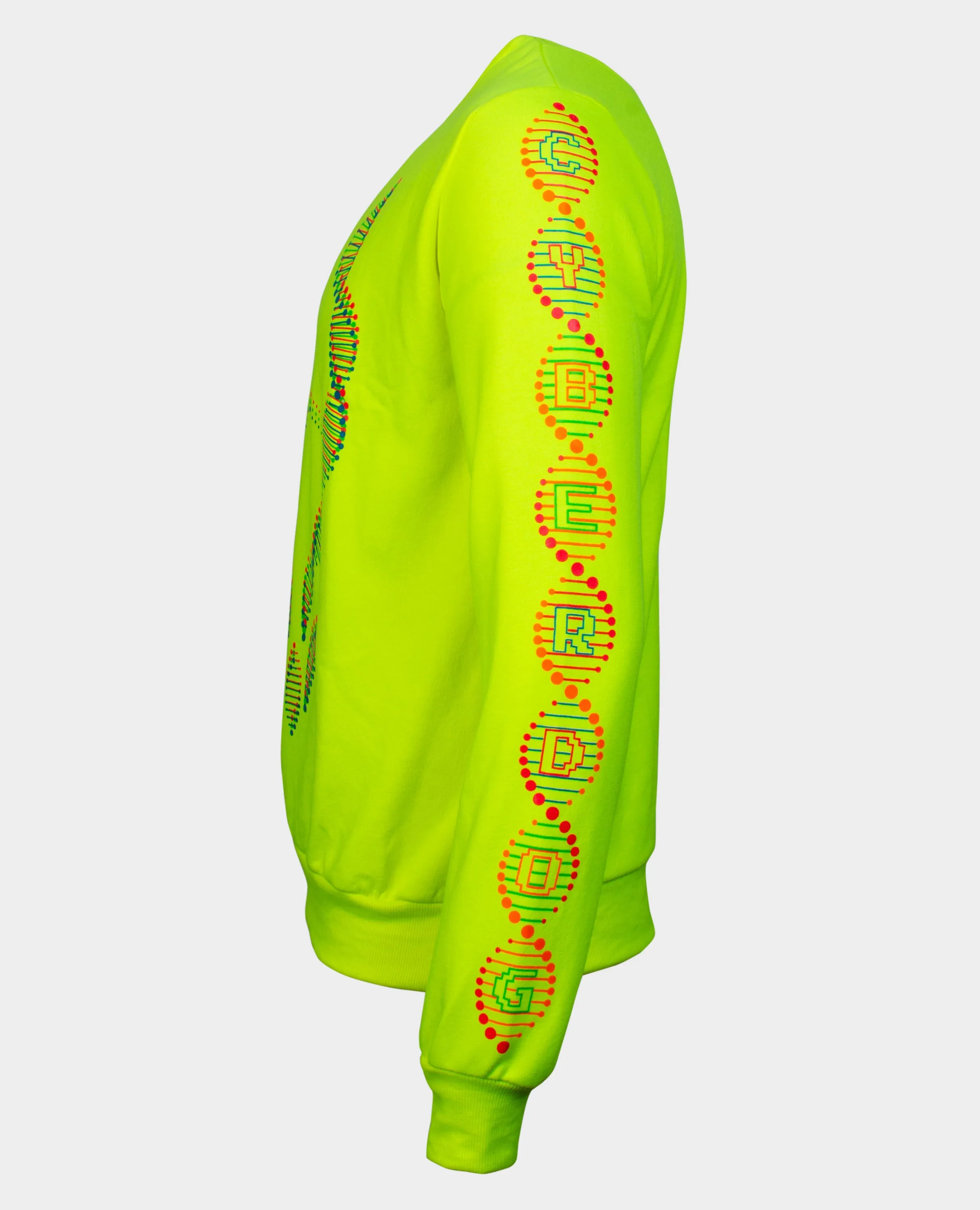 CYBERDOG MULTI NEON DNA SWEATSHIRT