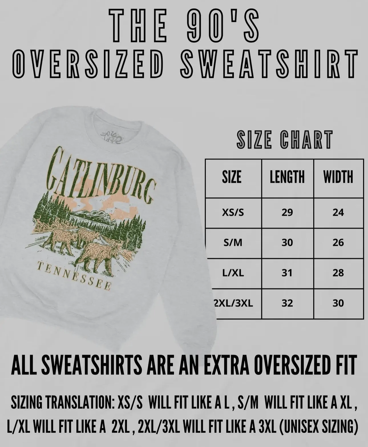 Darlin' Oversized 90's Sweatshirt