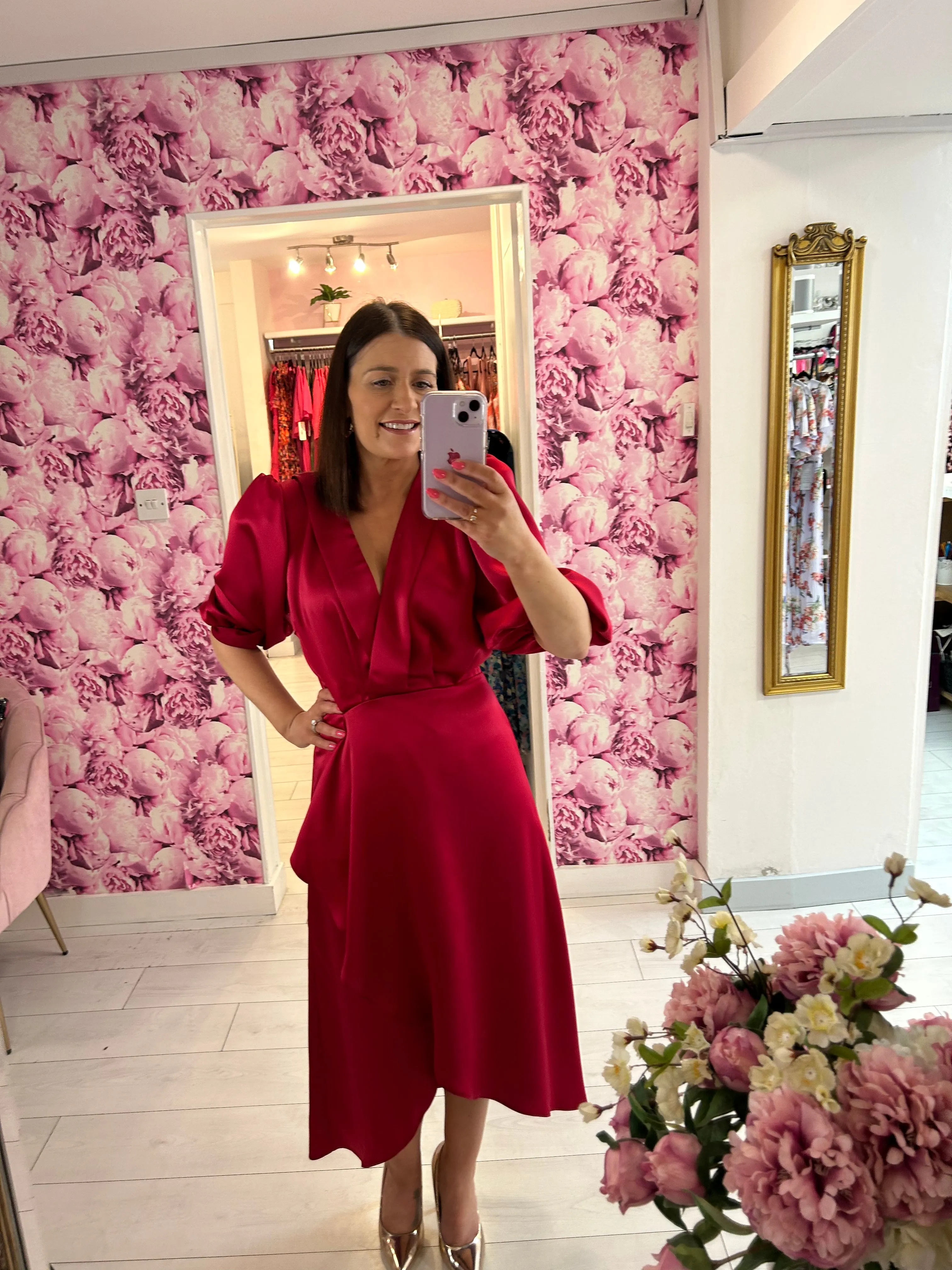 Deena Dress (Red)