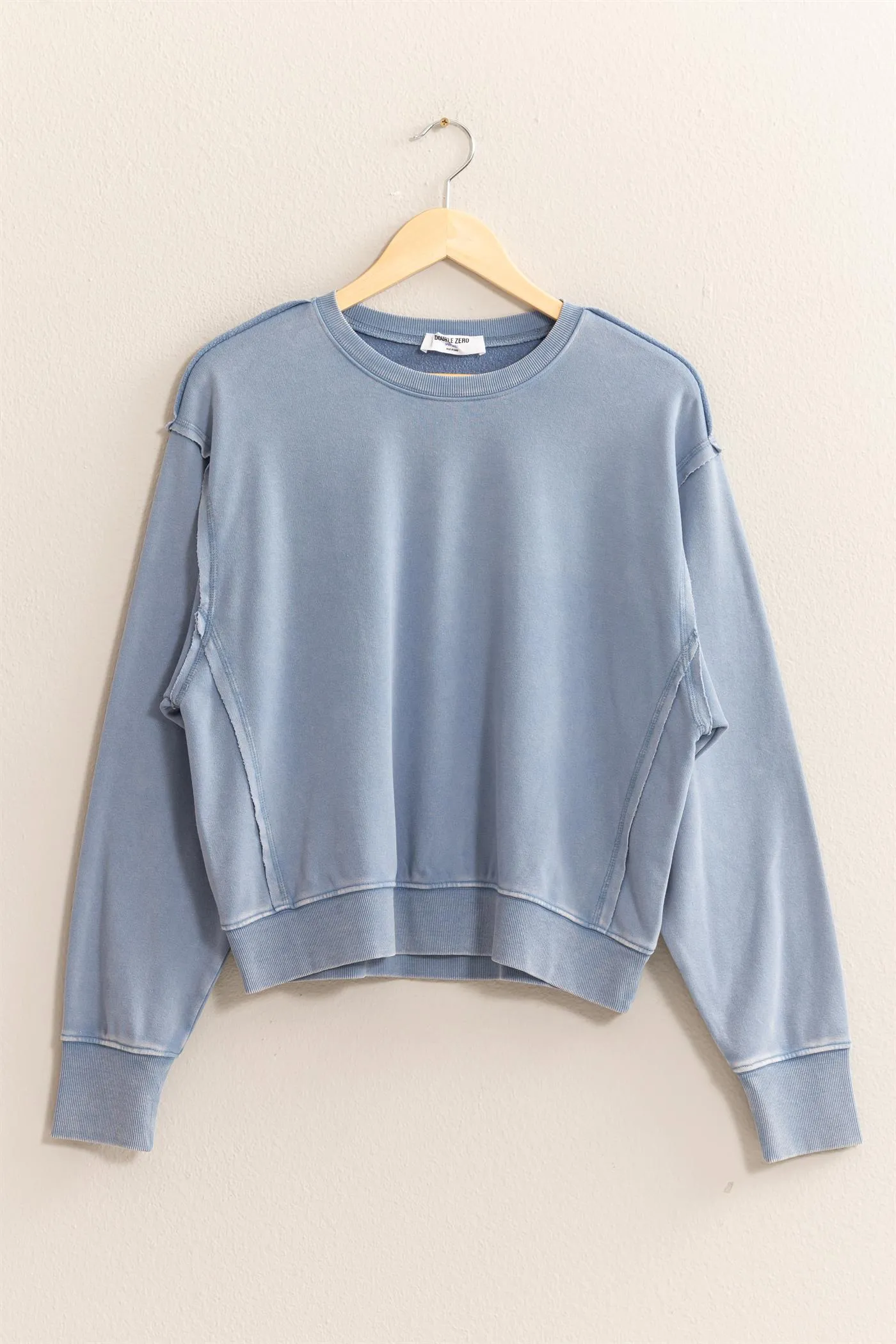 Drop Shoulders Crewneck Sweatshirt