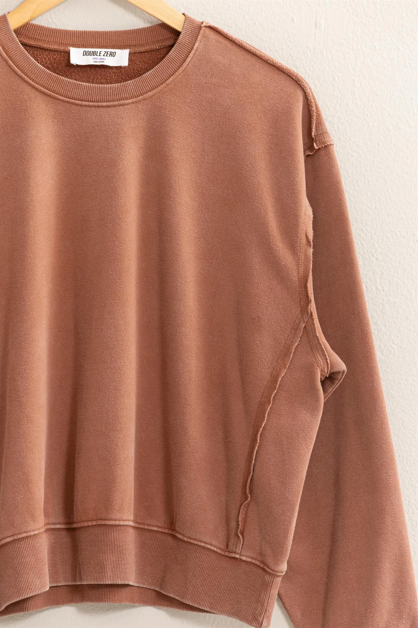 Drop Shoulders Crewneck Sweatshirt