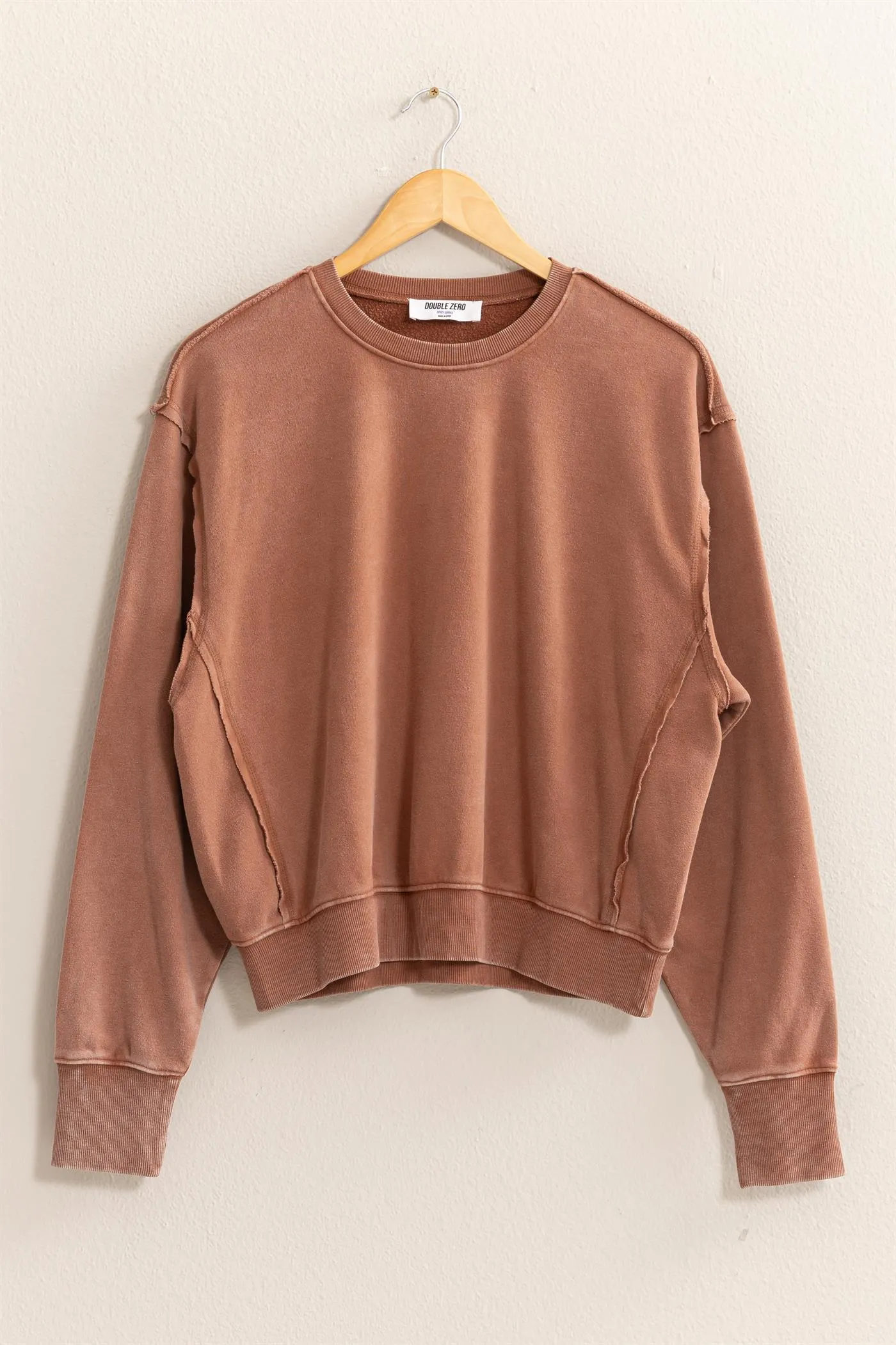 Drop Shoulders Crewneck Sweatshirt