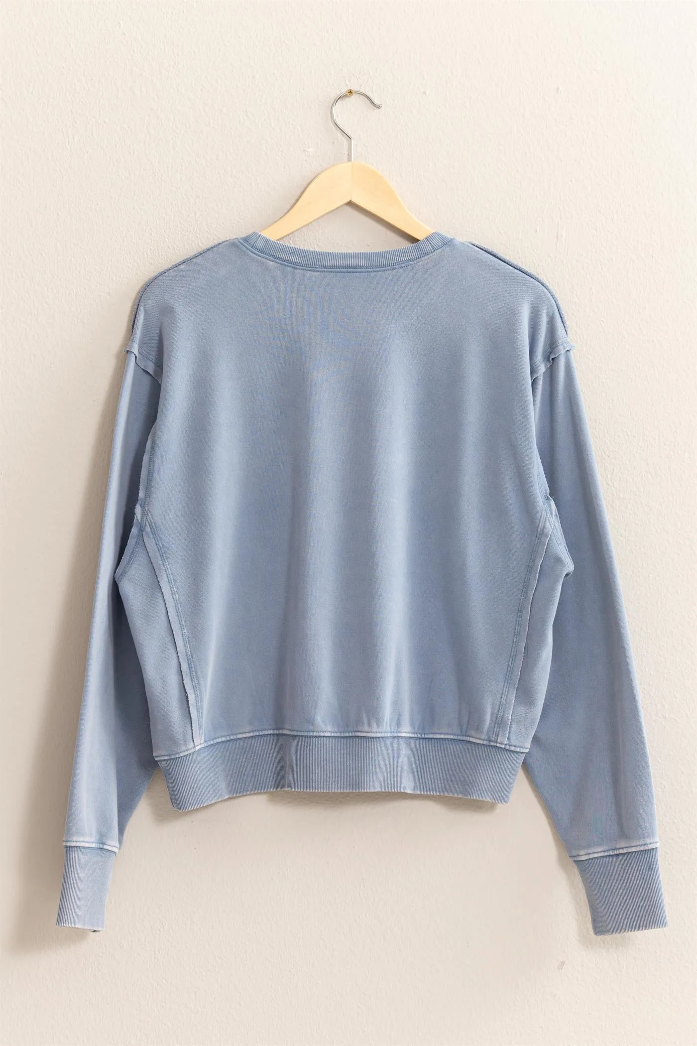 Drop Shoulders Crewneck Sweatshirt
