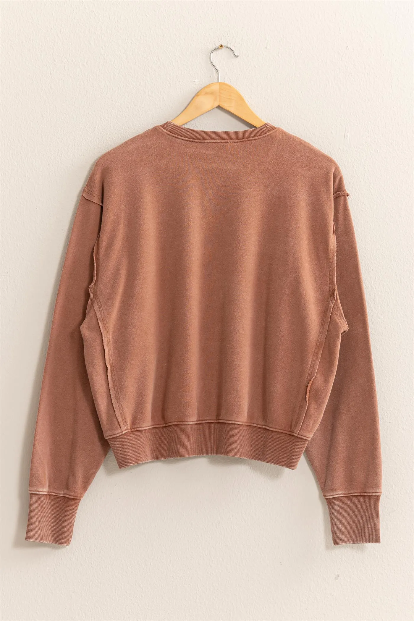 Drop Shoulders Crewneck Sweatshirt