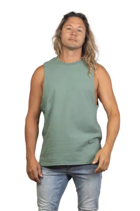 Dusty Jade : Organic Cotton Tank Top