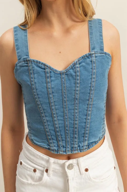 Dylan Denim Tank