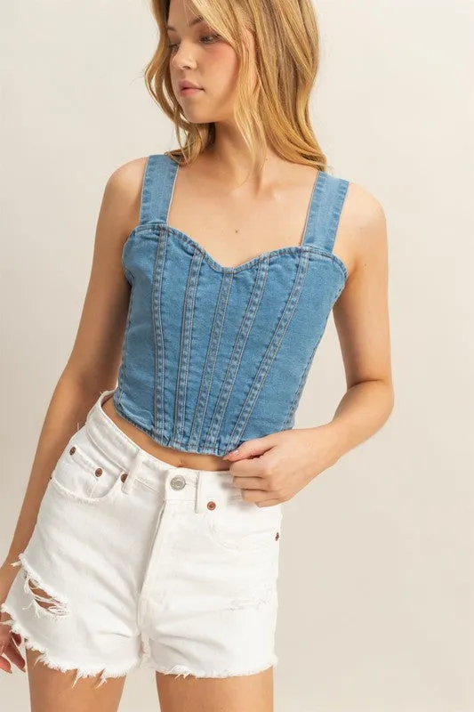Dylan Denim Tank