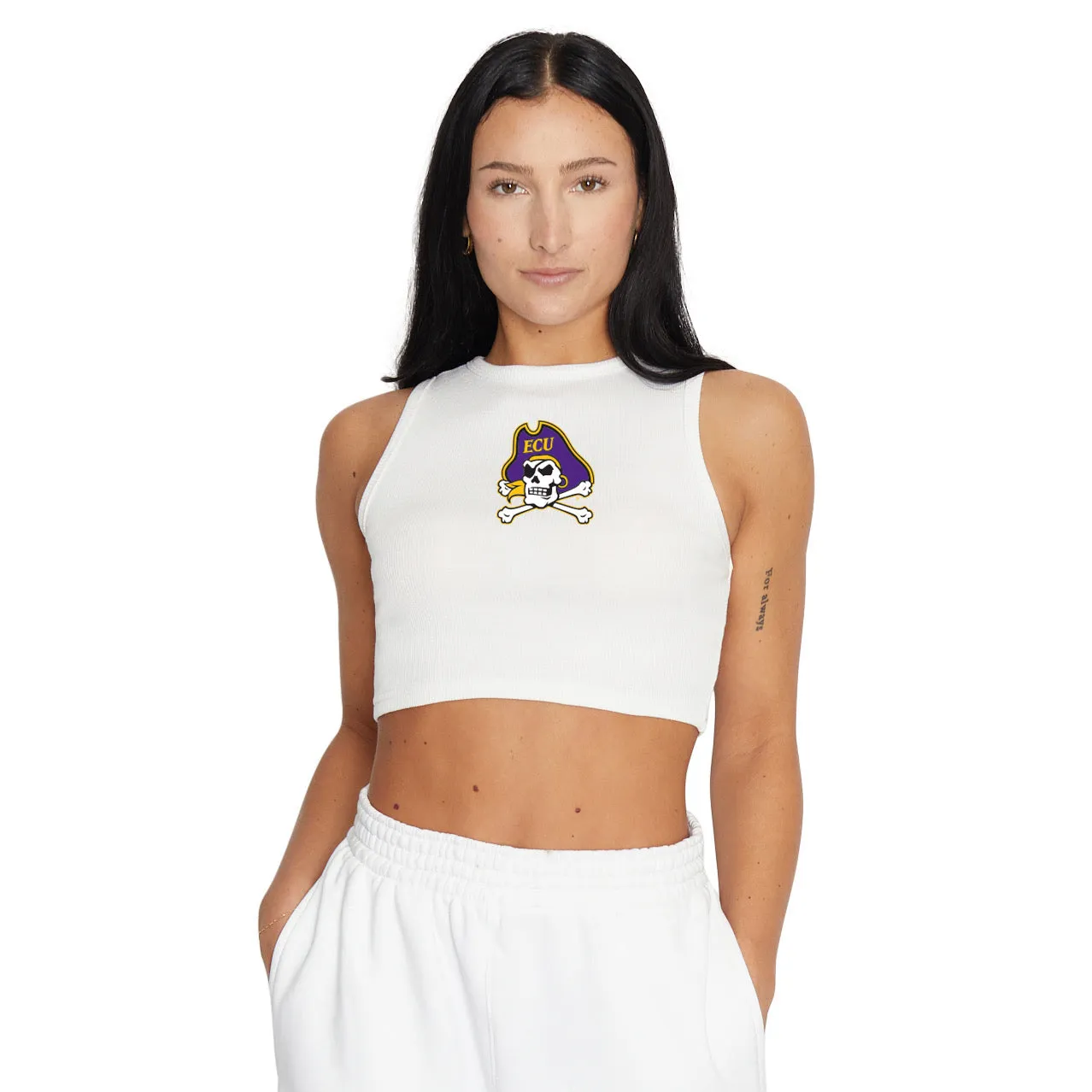 ECU Pirates Touchdown Ribbed Tank
