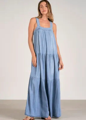 Elan Lucielle Midi Dress - Denim ***FINAL SALE***
