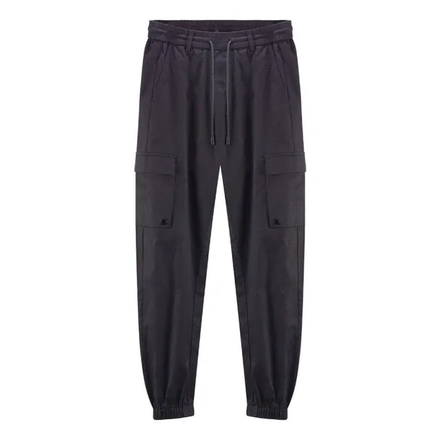 Enjeolon brand new winter long trousers pants men black fashion sweatpants for men quality casual pants males clothes K6820