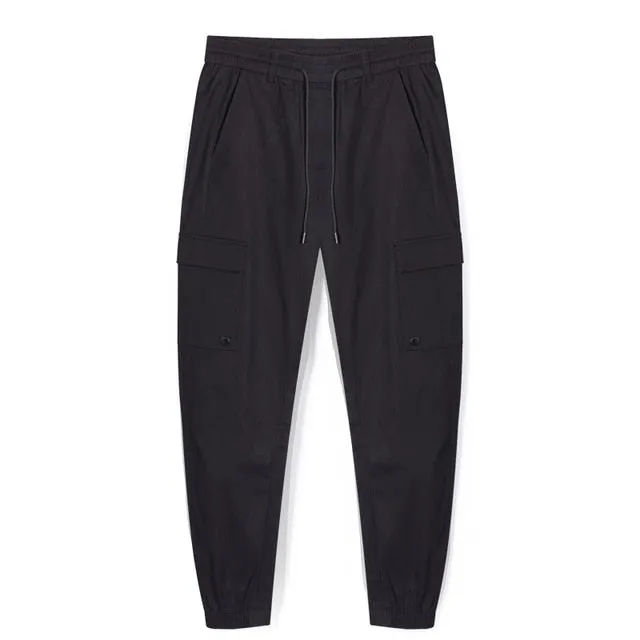 Enjeolon brand new winter long trousers pants men black fashion sweatpants for men quality casual pants males clothes K6820