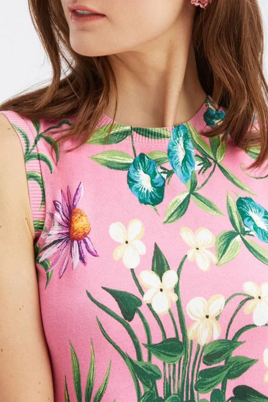 Floral Tapestry Printed Tank