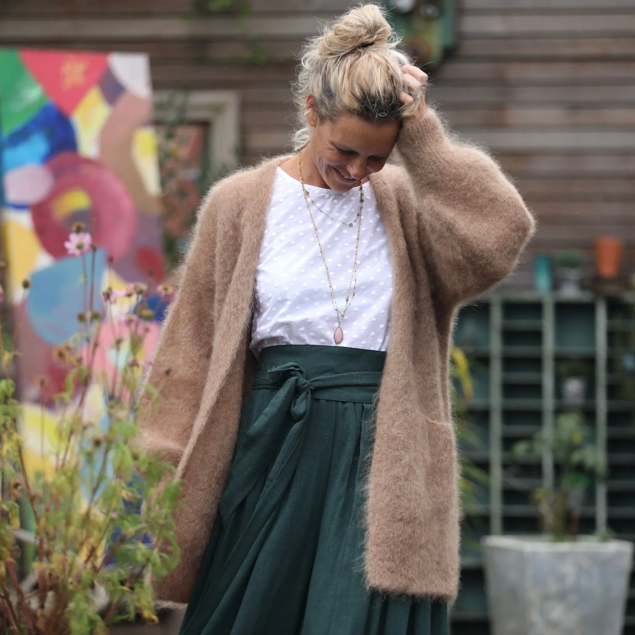 Gilet Heidi camel